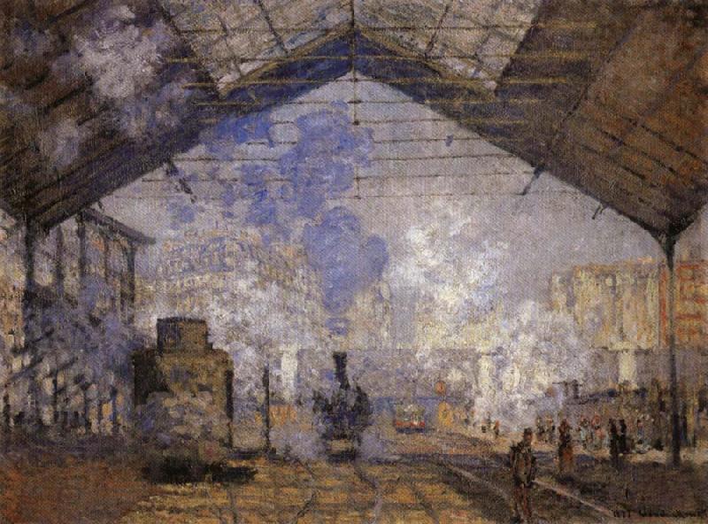 Claude Monet Saint-Lazare Station oil painting picture